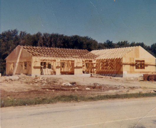 Building the base in 1967
