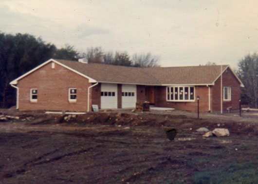 The base almost completed in 1968