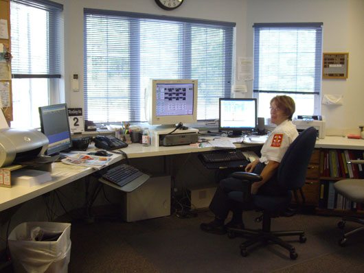 The dispatcher office